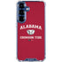University of Alabama Crimson Tide Basketball Galaxy S25 Clear Case